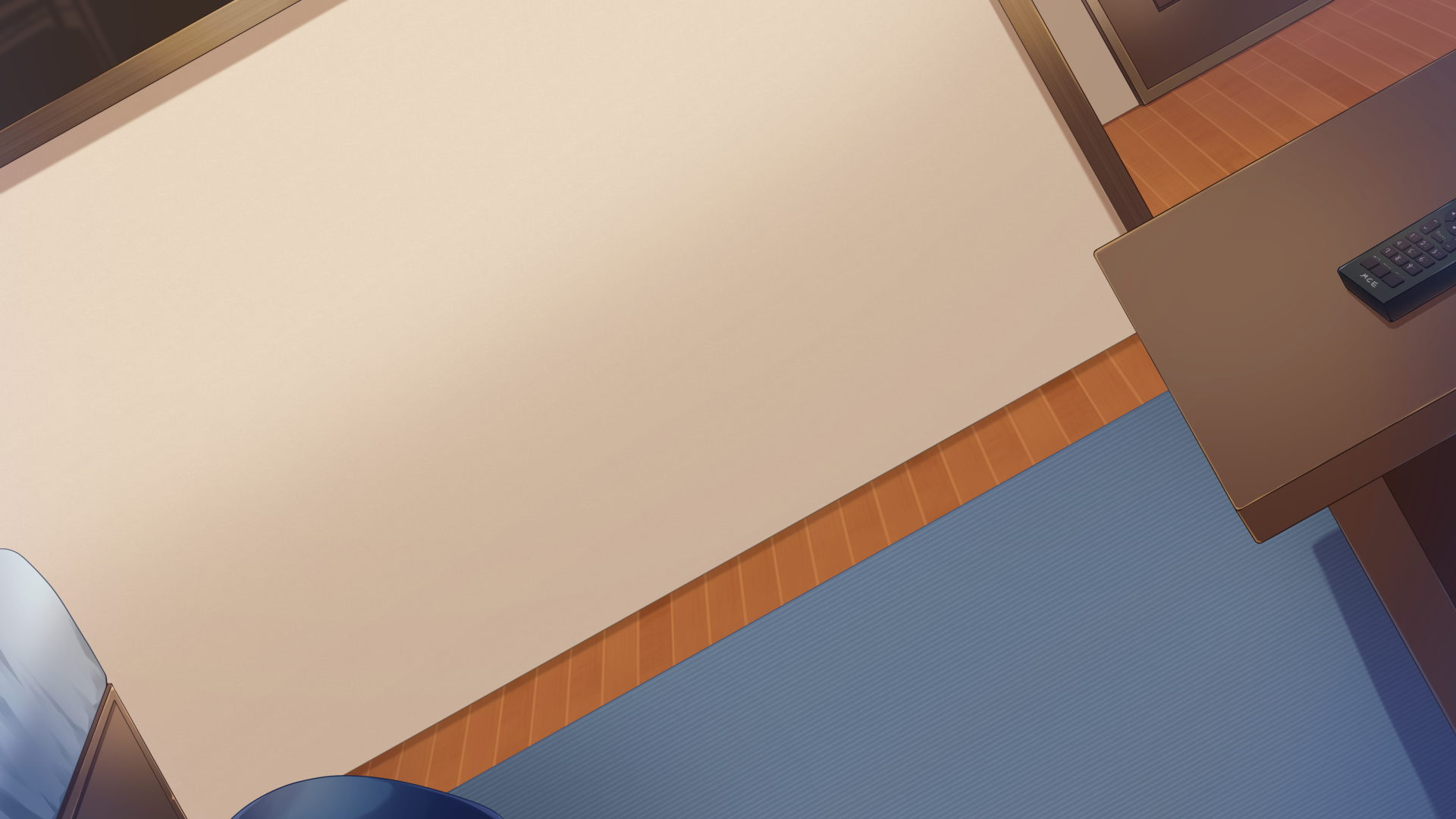 酸素がいなくなった部屋のイラスト。